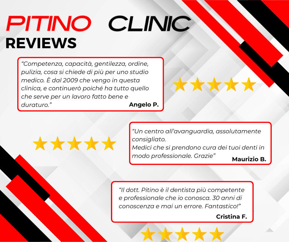 Recensioni dei clienti: fiducia e soddisfazione in Pitino Clinic a Torino